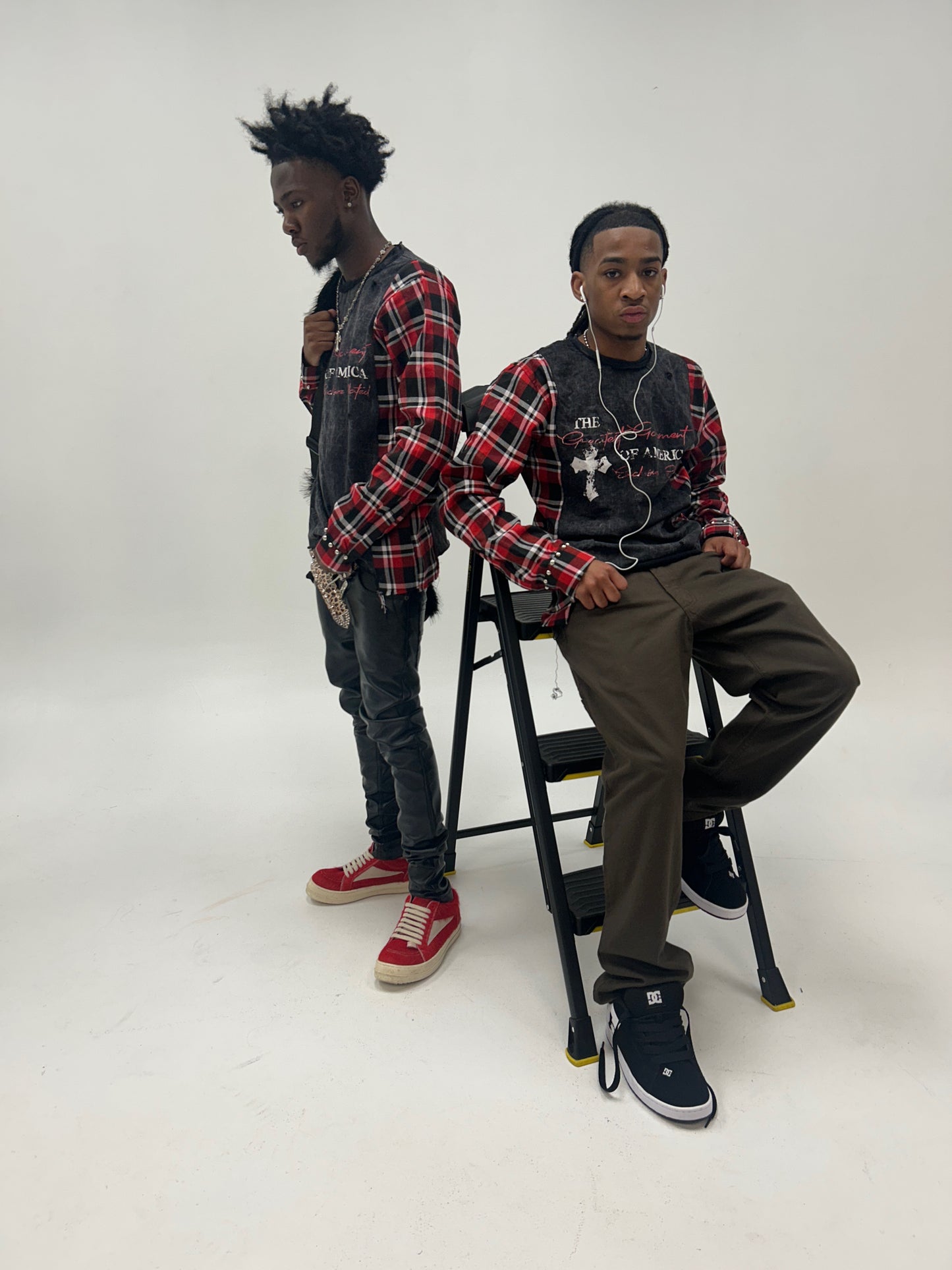 The greatest garment Flannel tee longsleeve